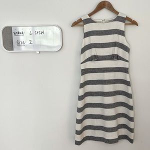 J. Crew size 2 striped dress